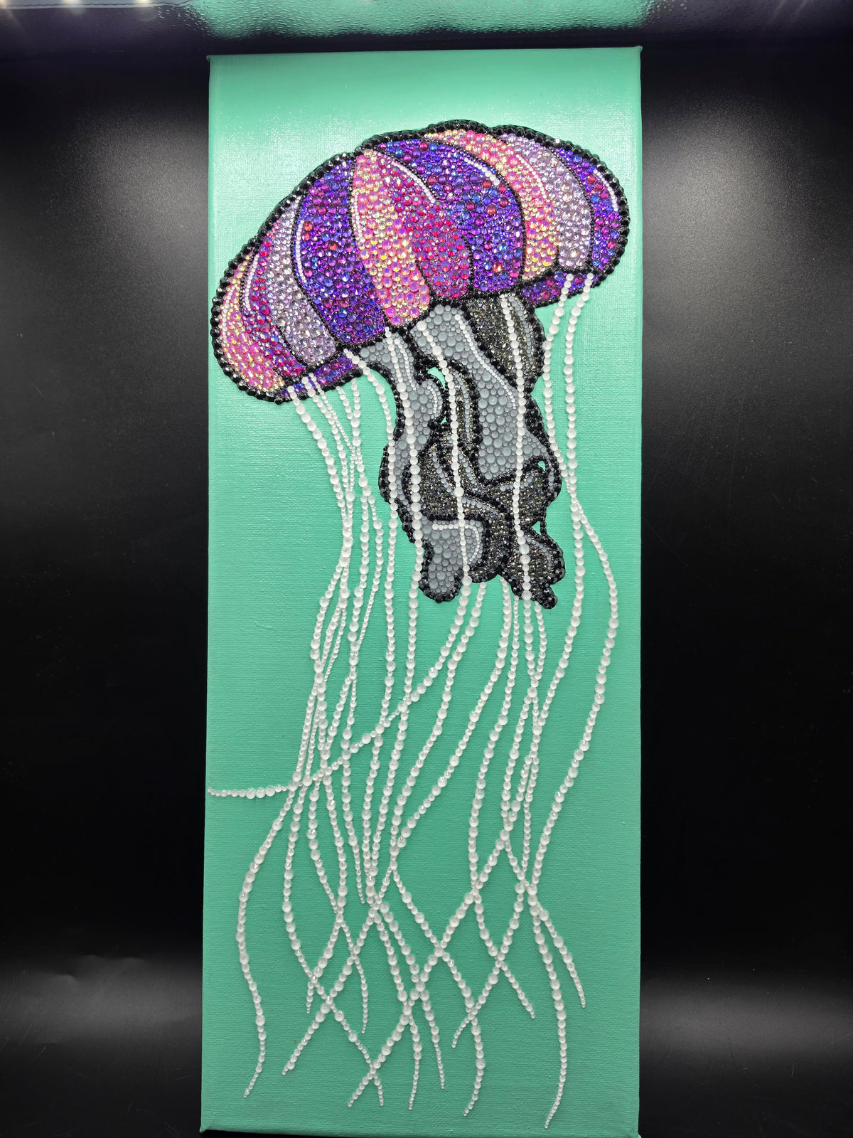 Celina Miller Art - Bling Jellyfish Canvas