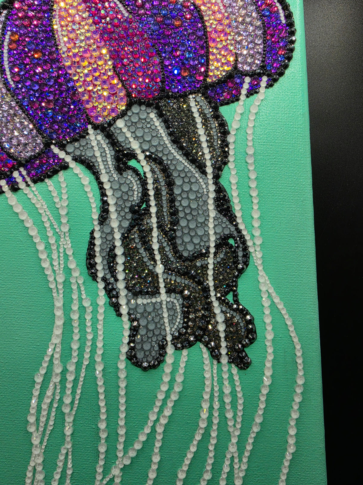 Celina Miller Art - Bling Jellyfish Canvas