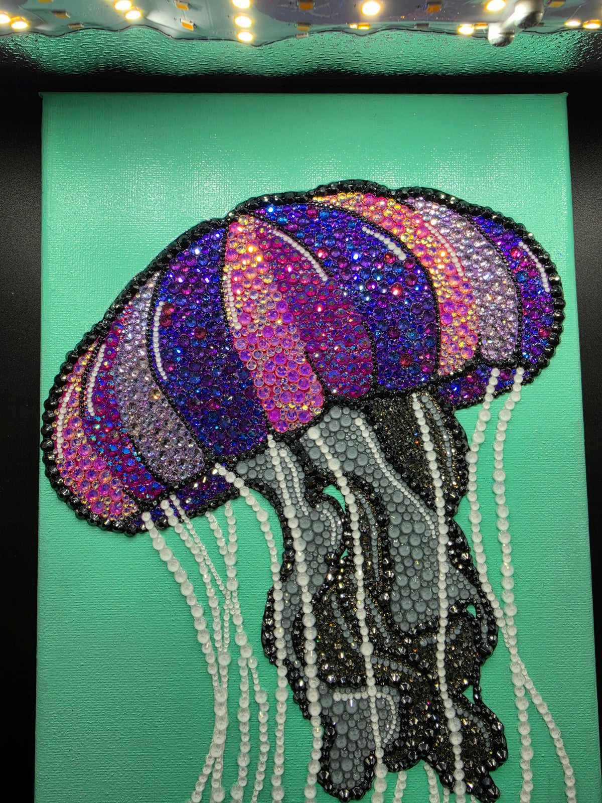 Celina Miller Art - Bling Jellyfish Canvas