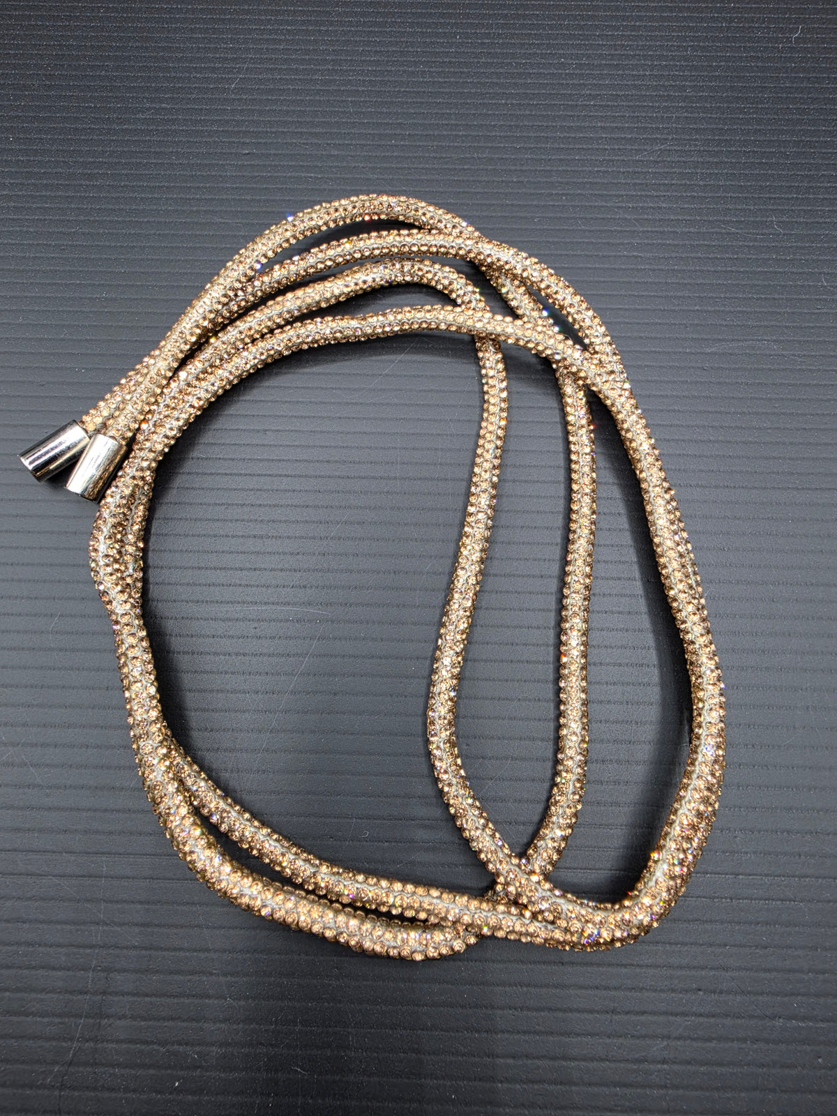 Gold Rhinestone Hoodie String
