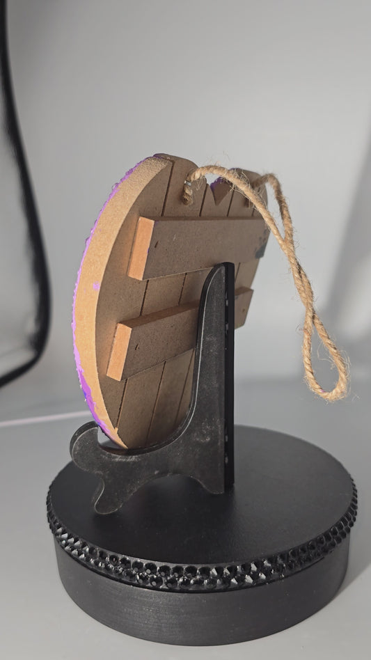 Celina Miller Art - Bling Purple Dragon Wall Art