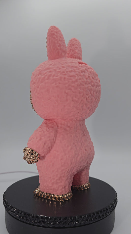 Celina Miller Art - Bling Pink Labubu Piggy Bank