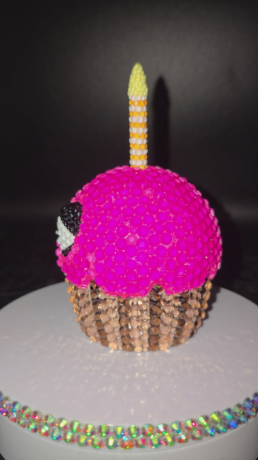 Celina Miller Art - Bling Carl the Cupcake