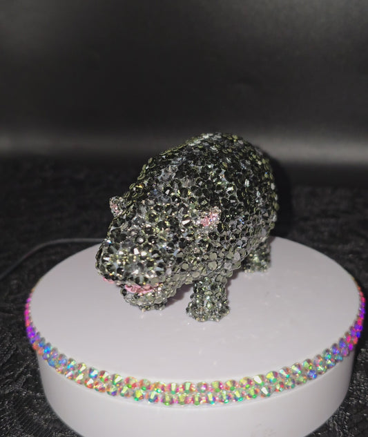 Celina Miller Art - Bling Small Hippo