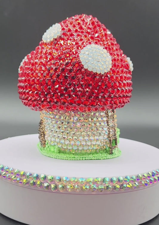 Celina Miller Art - Bling Magical Mushroom House