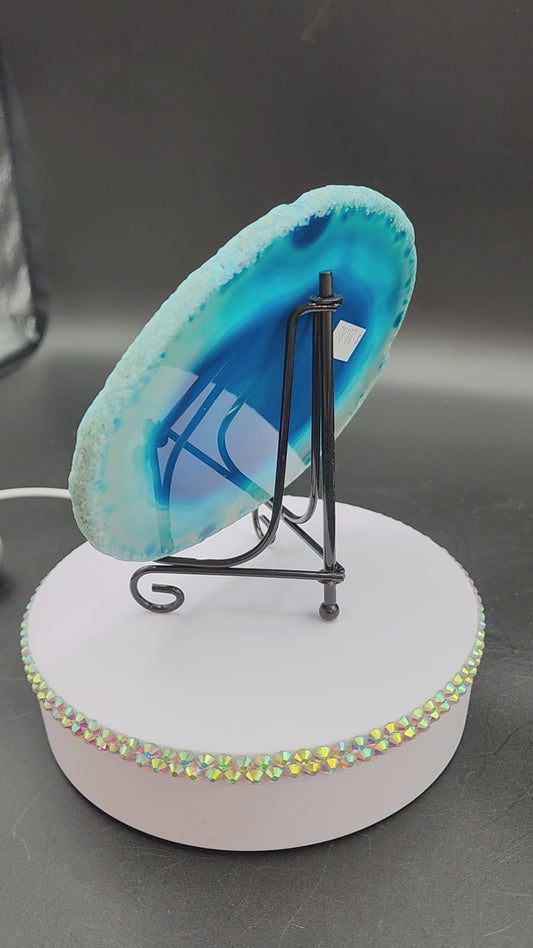 Celina Miller Art - Bling Orca Family Agate Slice